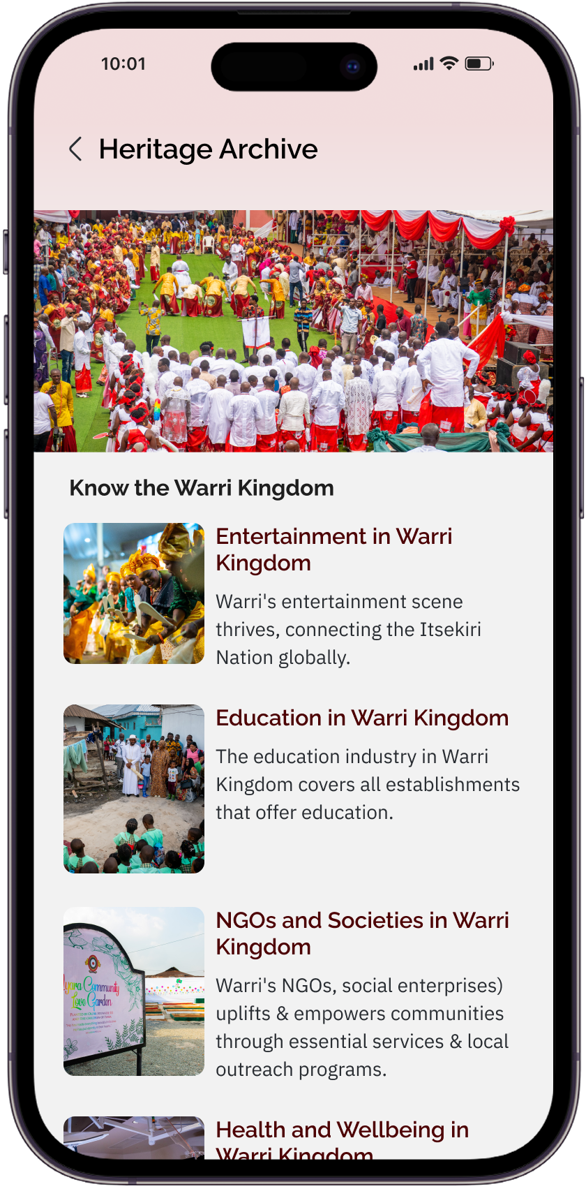 iamitsekiri Community feed screen
